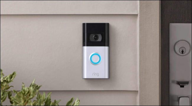 ring video doorbell outside