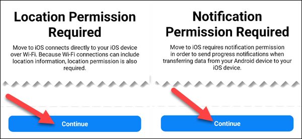 Accept the permission requests.