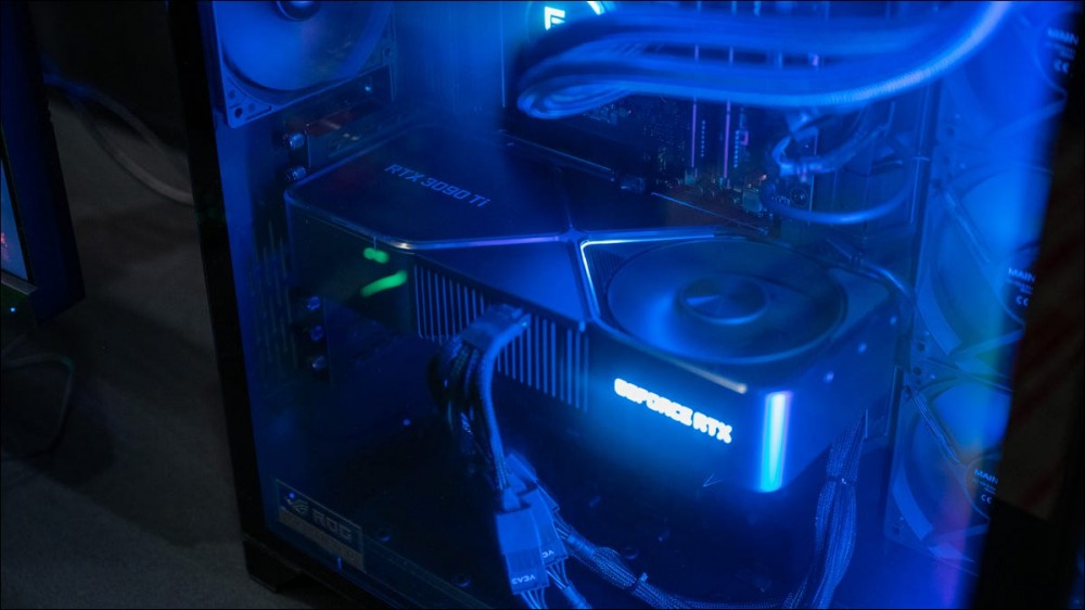 Nvidia RTX 3090 Ti GPU in a gaming PC